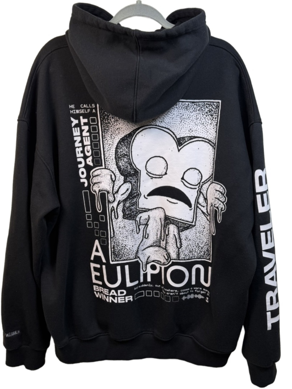Traveler Bread Winner Graphic Black Pullover Hoodie